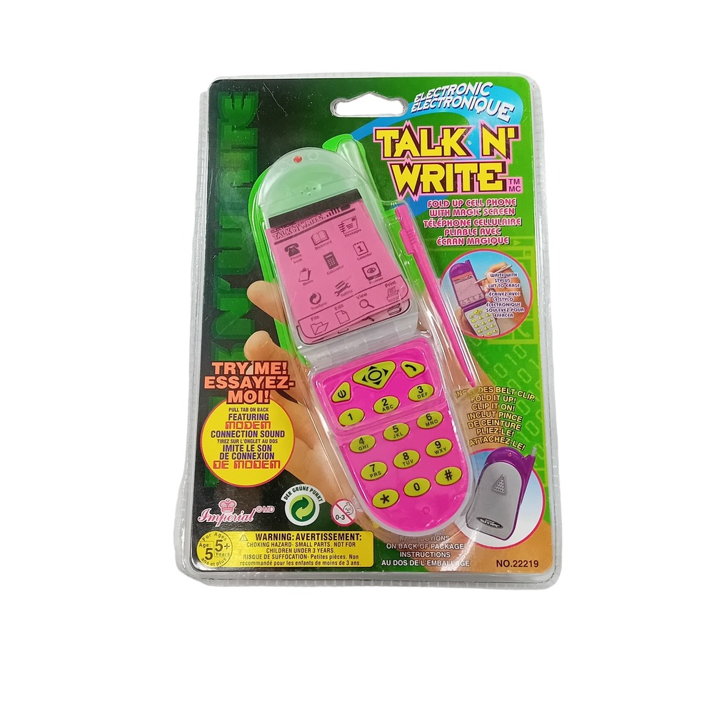 NEW Vintage 90s Imperial Toy Corp Talk N' Write Kids Electronic Phone Toy WORKS